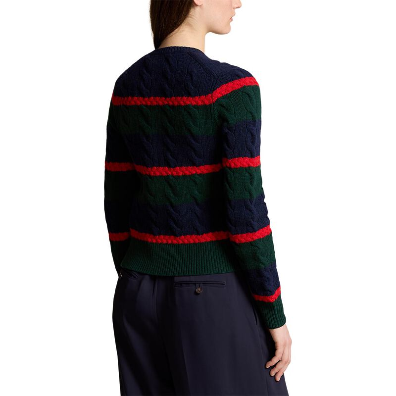 Polo Ralph Lauren Cable-Knit Wool-Cashmere Cardigan image number 1